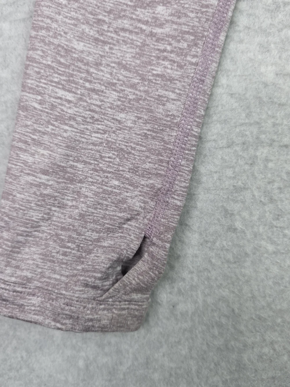 Nike Women's Heathered Lavender Quarter-Zip Pullover